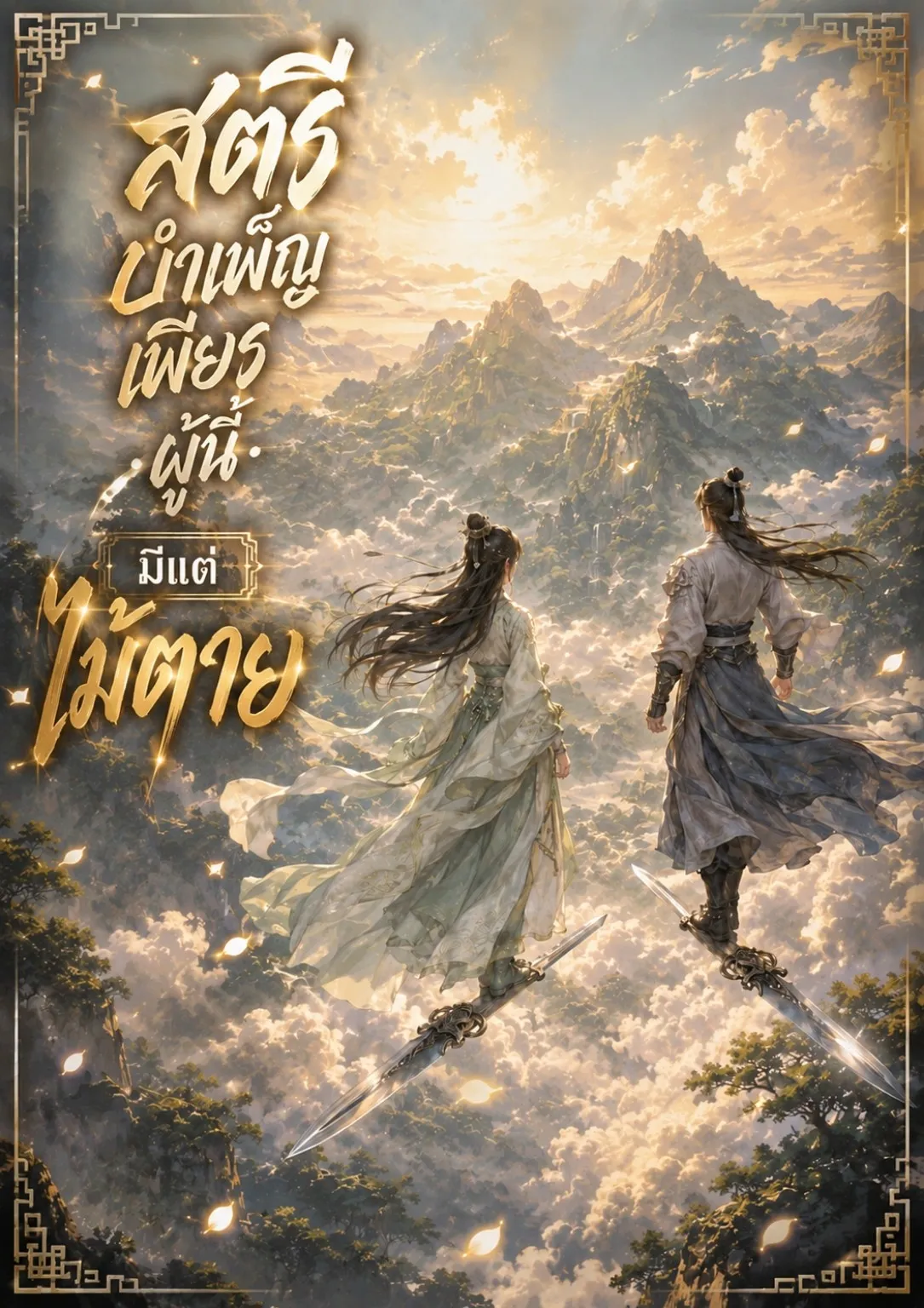 ปก สตรีบําเพ็ญเพียรผู้นี้มีแต่ไม้ตาย