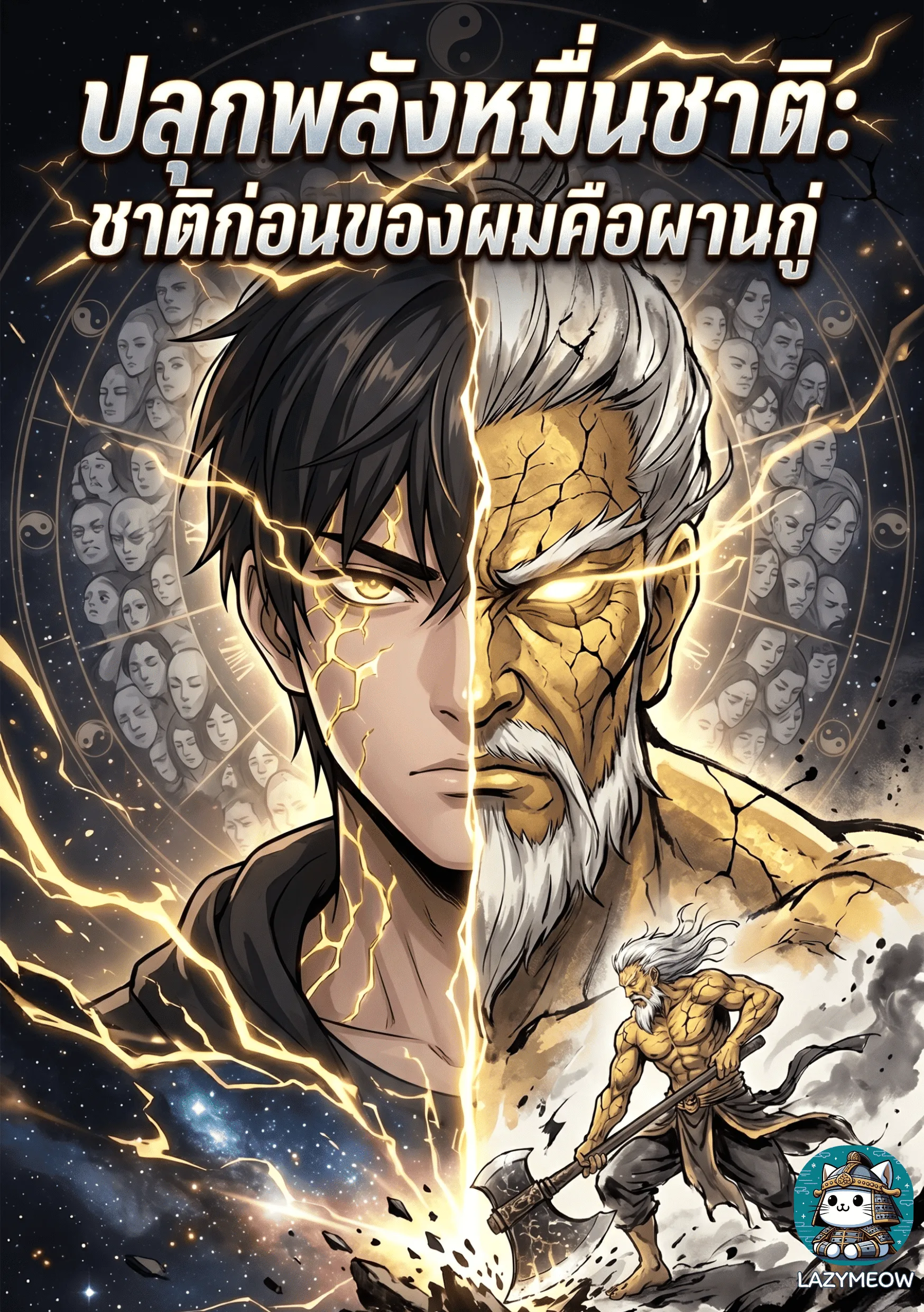 ปก [ชนต้นฉบับ] ปลุกพลังหมื่นชาติ: ชาติก่อนของผมคือผานกู่