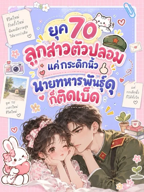 ปก (จบแล้ว) ยุค 70 ลูกสาวตัวปลอมแค่กระดิกนิ้ว นายทหารพันธุ์ดุก็ติดเบ็ด