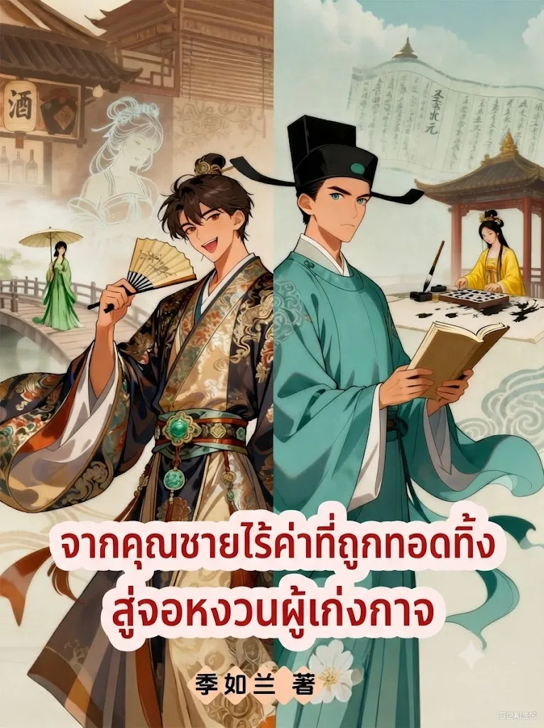 ปก จากคุณชายไร้ค่าที่ถูกทอดทิ้ง สู่จอหงวนผู้เก่งกาจ