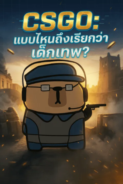 ปก CSGO: แบบไหนถึงเรียกว่าเด็กเทพ?