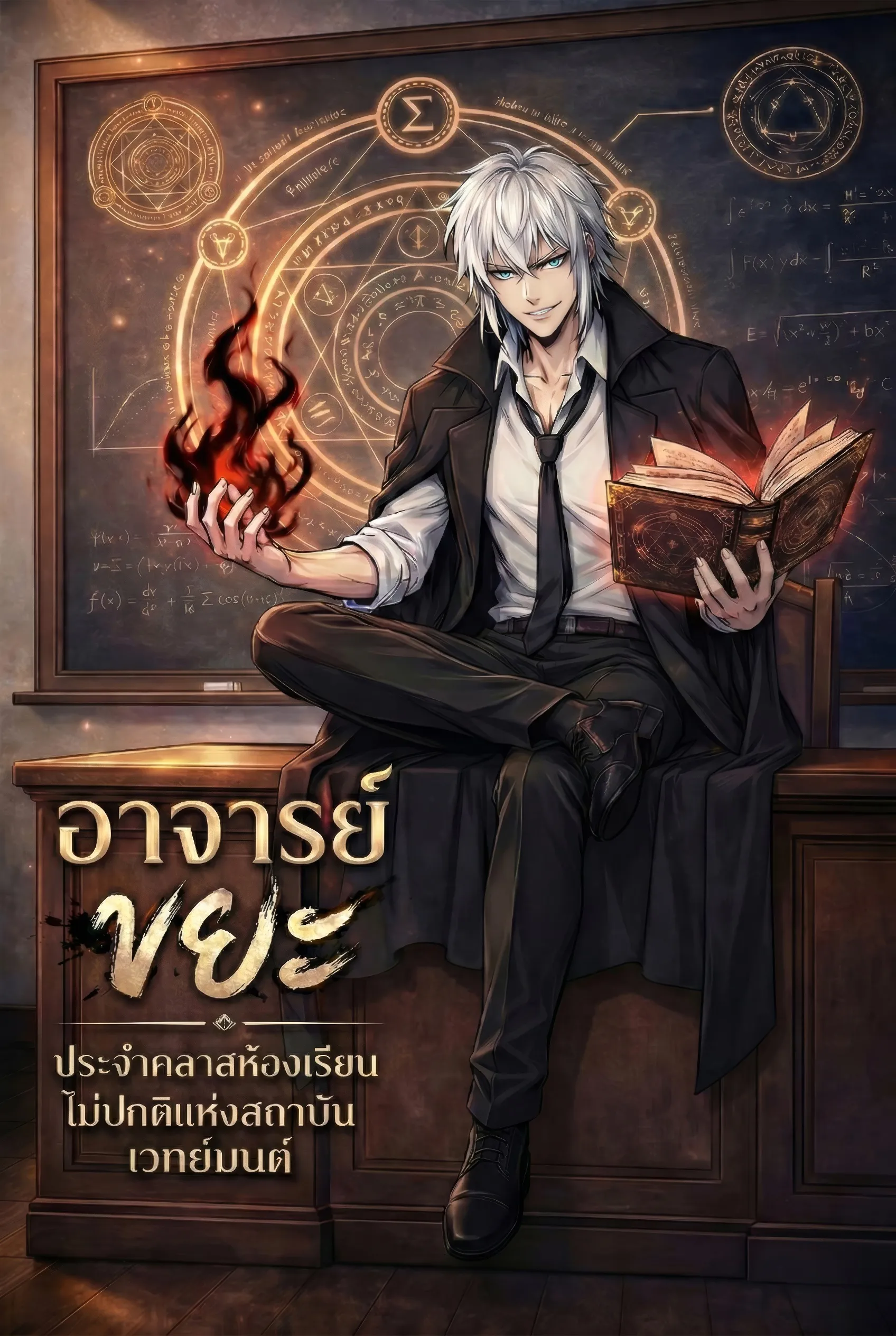 ปก อาจารย์ขยะประจําคลาสห้องเรียนไม่ปกติแห่งสถาบันเวทมนต์