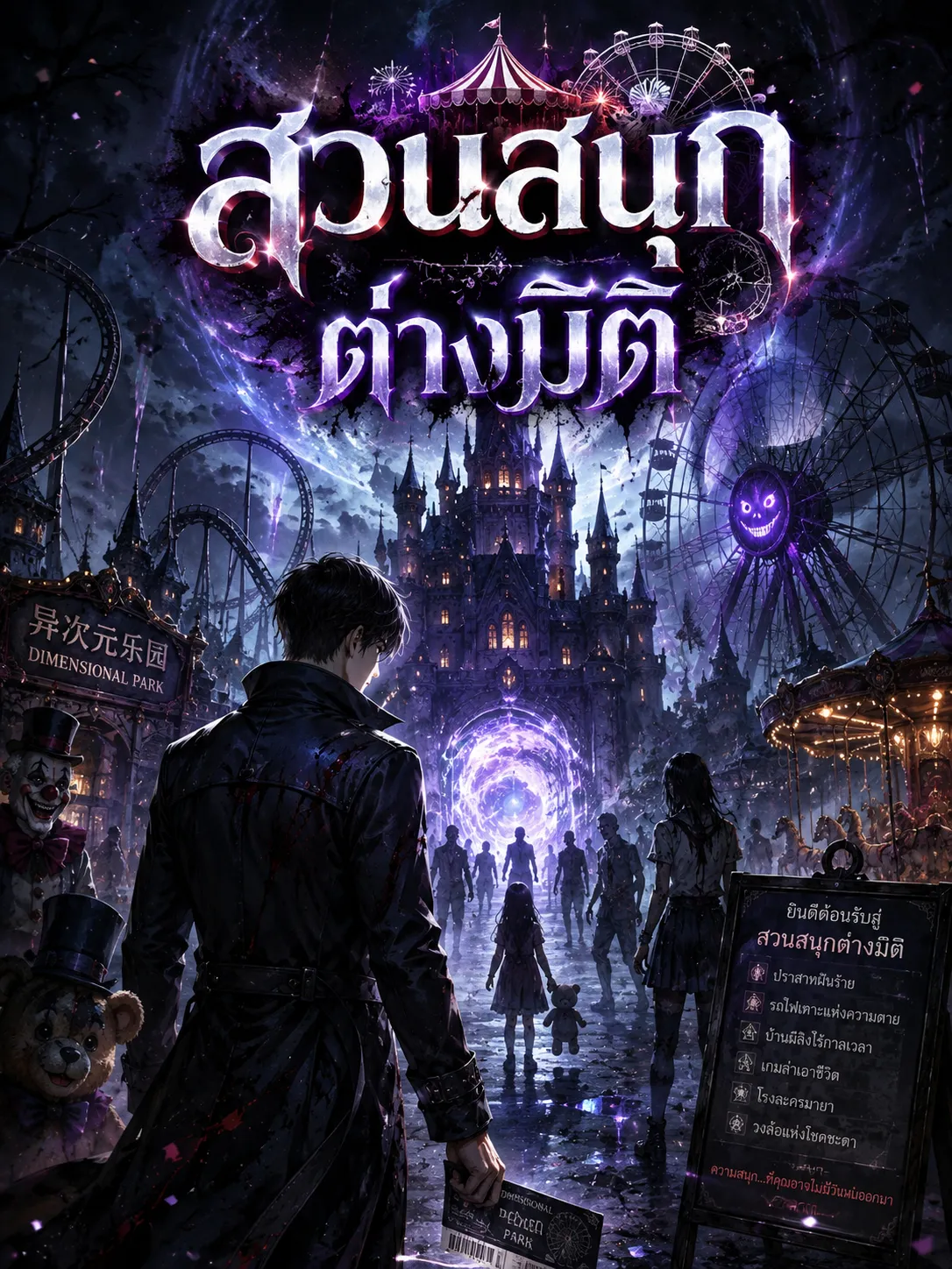 ปก สวนสนุกต่างมิติ