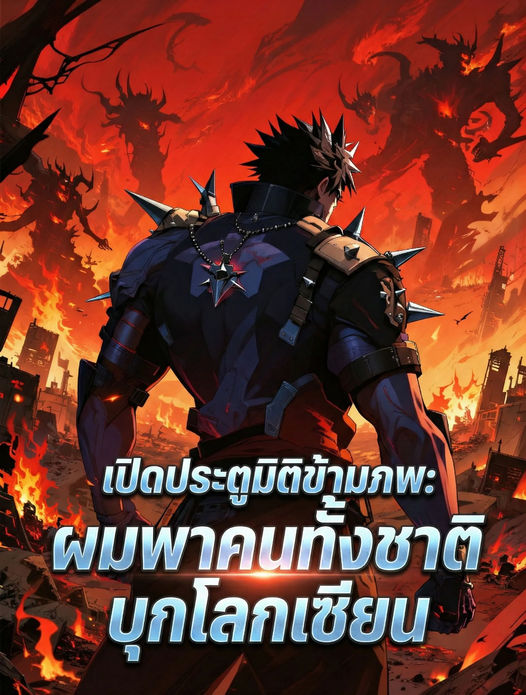 ปก เปิดประตูมิติข้ามภพ: ผมพาคนทั้งชาติบุกโลกเซียน