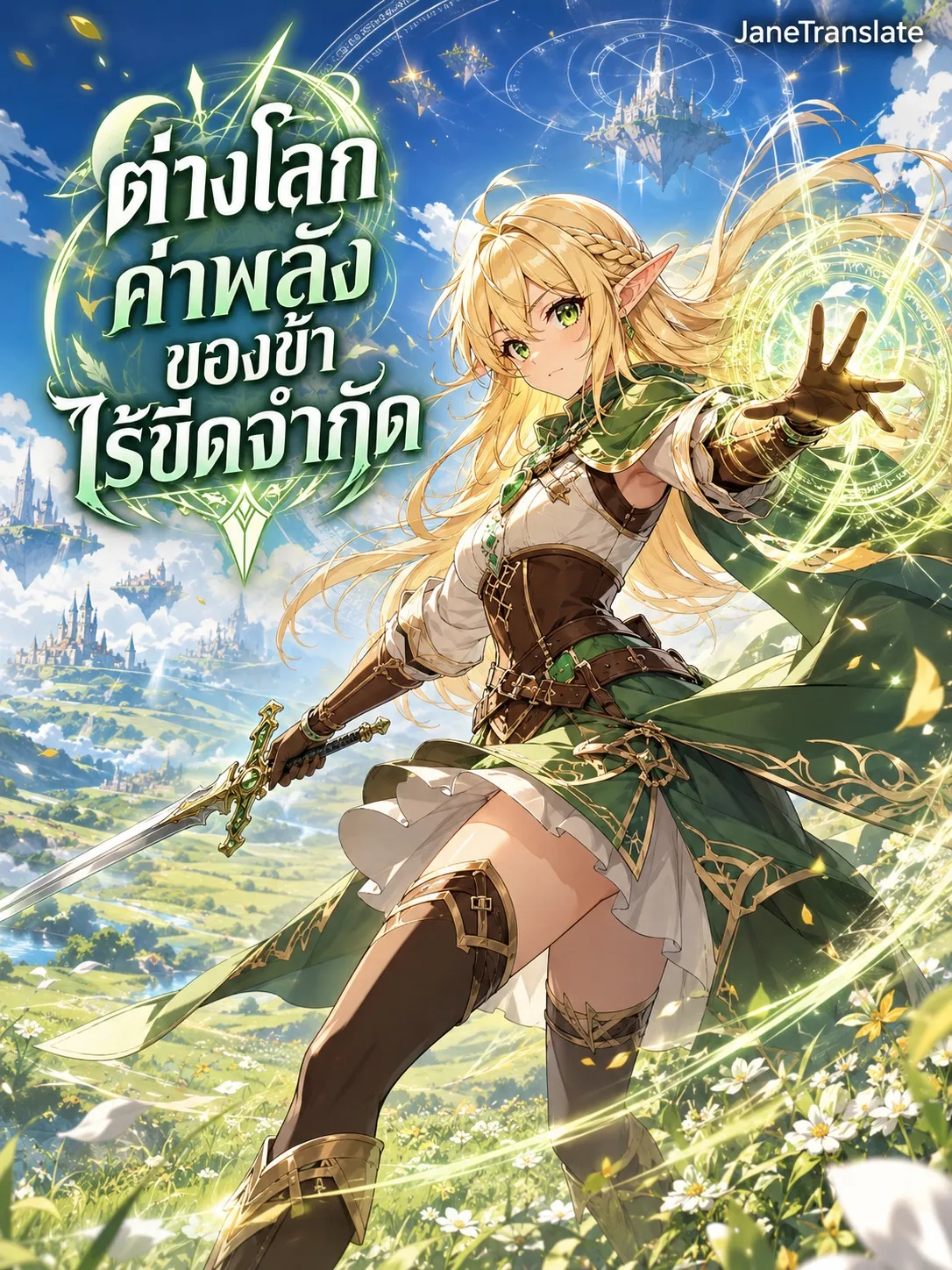 ปก ต่างโลก ค่าพลังของข้าไร้ขีดจํากัด