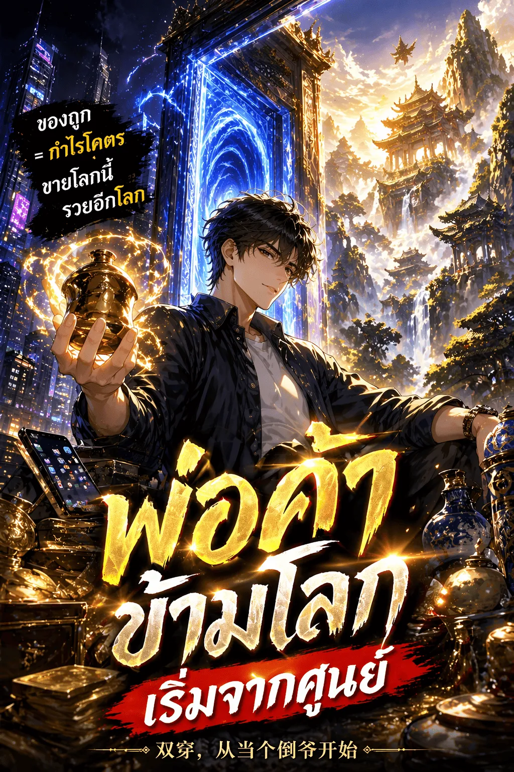 ปก พ่อค้าข้ามโลก เริ่มจากศูนย์