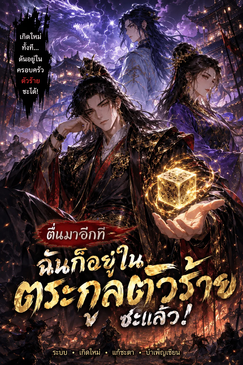 ปก ตื่นมาอีกที ฉันก็อยู่ในตระกูลตัวร้ายซะแล้ว!