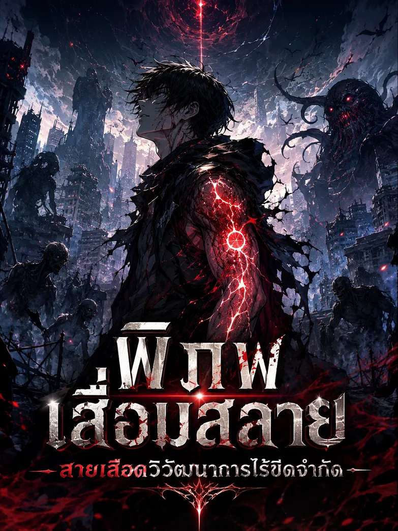 ปก พิภพเสื่อมสลาย : สายเลือดวิวัฒนาการไร้ขีดจํากัด
