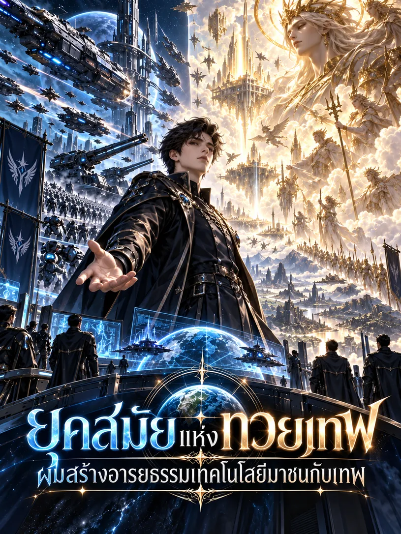 ปก ยุคสมัยแห่งทวยเทพ ผมสร้างอารยธรรมเทคโนโลยีมาชนกับเทพ