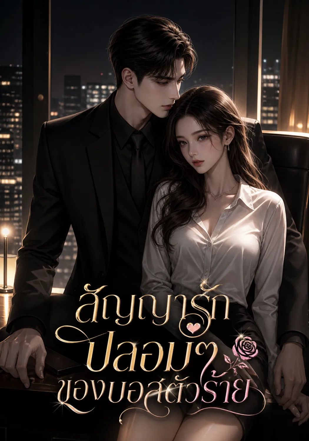 ปก สัึญญารักปลอมๆของบอสตัวร้าย