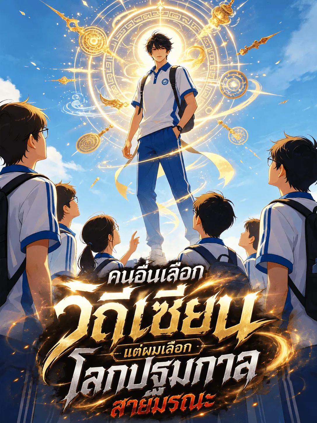 ปก คนอื่นเลือกวิถีเซียน แต่ผมเลือกโลกปฐมกาลสายมรณะ