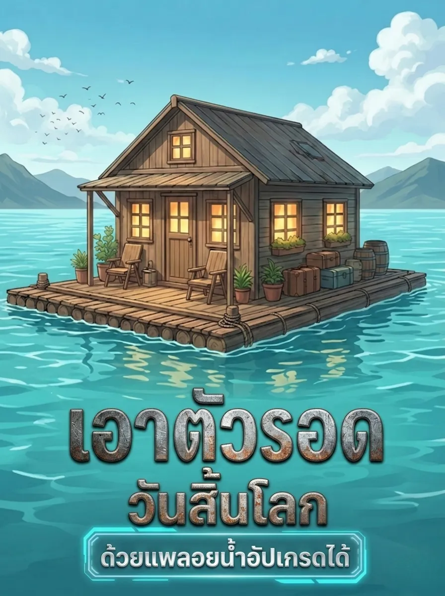 ปก เอาตัวรอดวันสิ้นโลก ด้วยแพลอยน้ําอัปเกรดได้