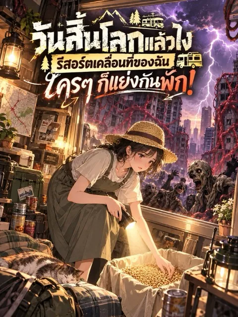 ปก (จบแล้ว) วันสิ้นโลกแล้วไง รีสอร์ตเคลื่อนที่ของฉันใครๆ ก็แย่งกันพัก!
