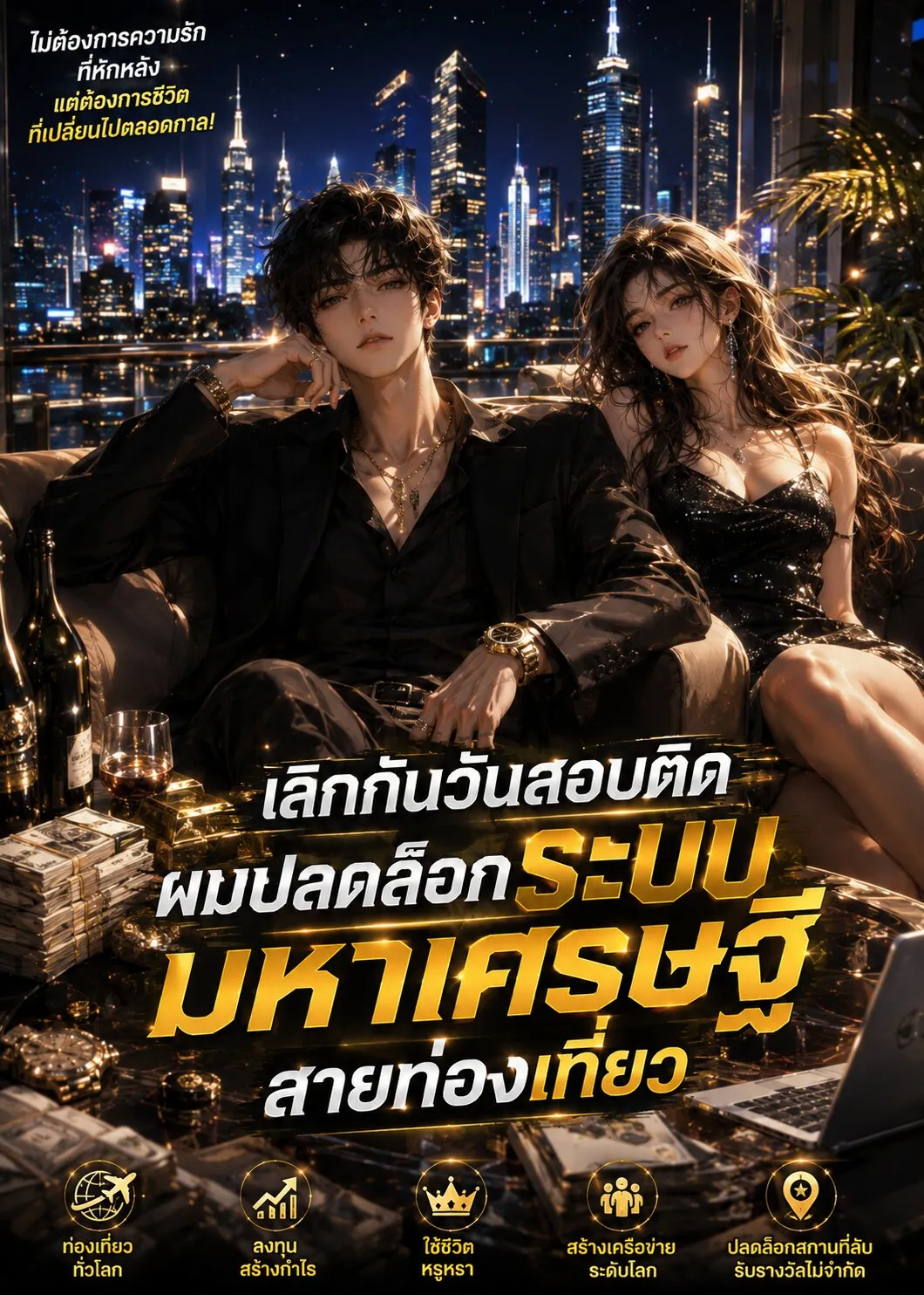 ปก เลิกกันวันสอบติด: ผมปลดล็อกระบบมหาเศรษฐีสายท่องเที่ยว