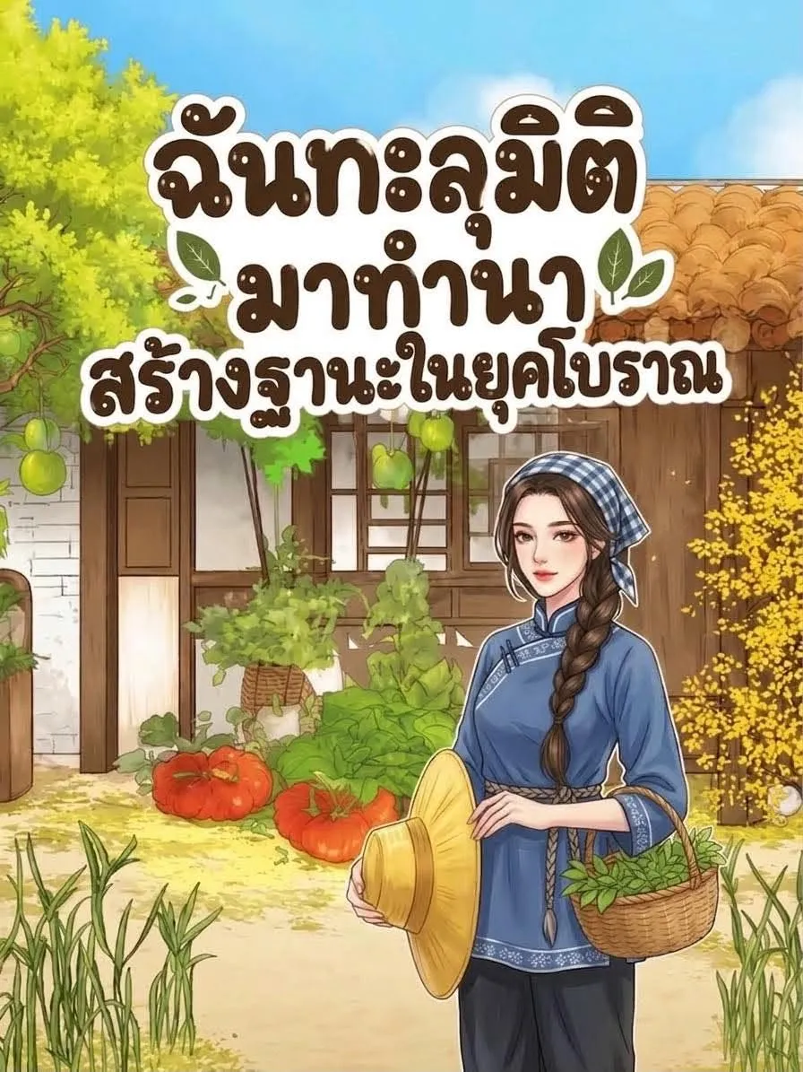 ปก ฉันทะลุมิติมาทํานา สร้างฐานะในยุคโบราณ
