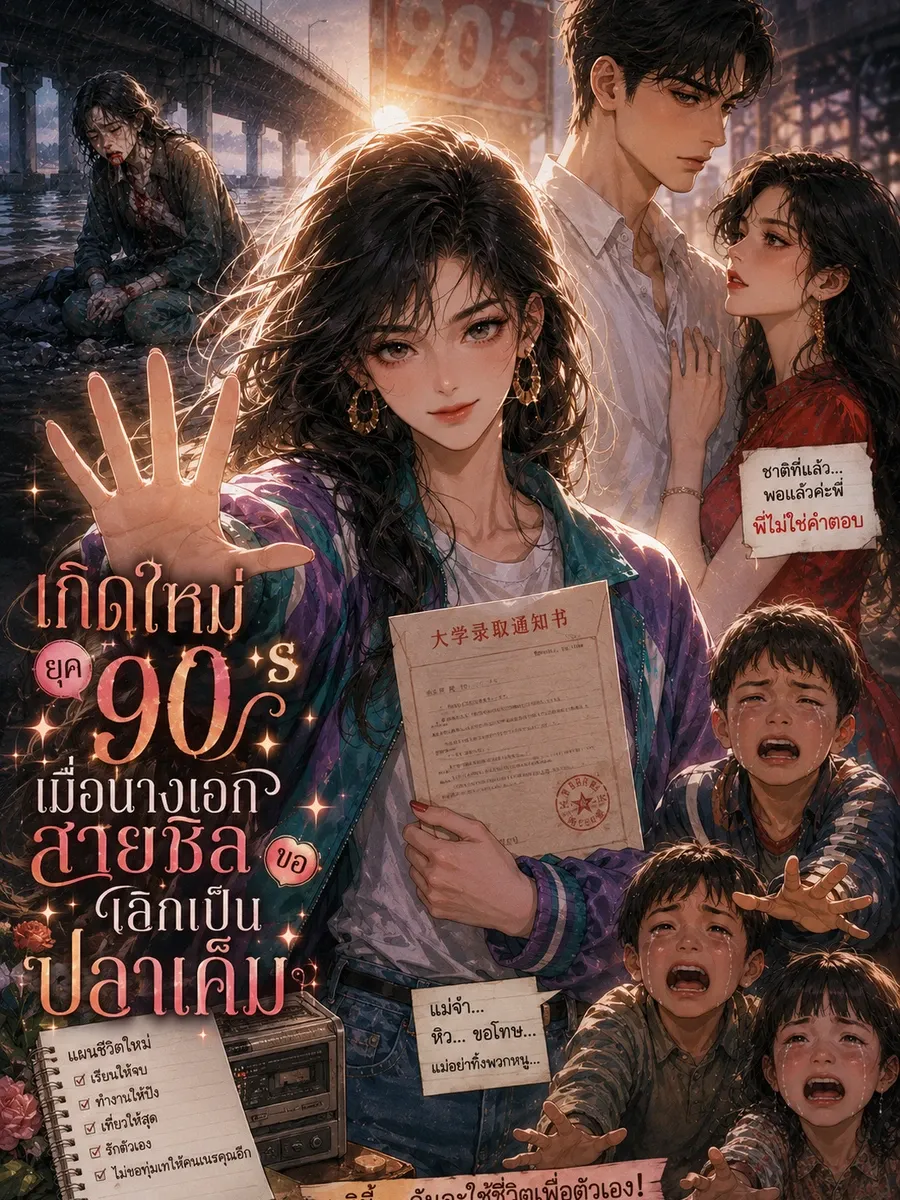ปก เกิดใหม่ยุค 90: เมื่อนางเอกสายชิลขอเลิกเป็นปลาเค็ม