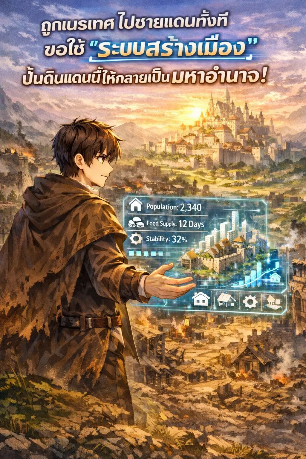 ปก ถูกเนรเทศไปชายแดนทั้งที ขอใช้ 'ระบบสร้างเมือง' ปั้นดินแดนนี้ให้กลายเป็นมหาอํานาจ!
