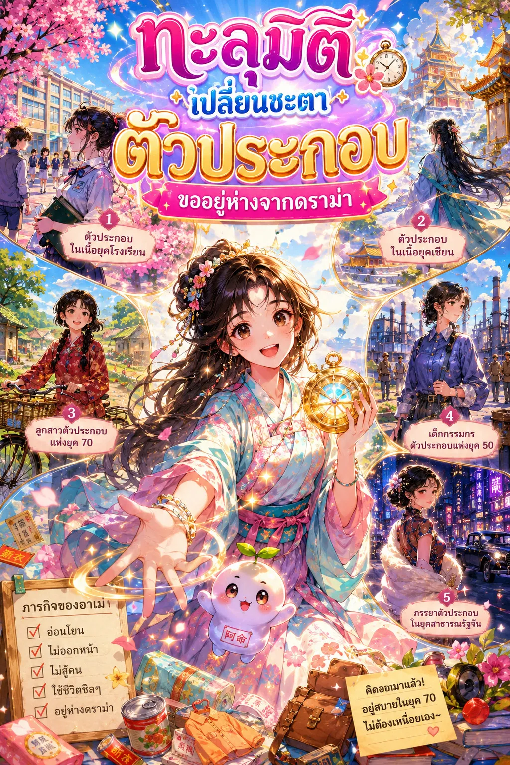 ปก ทะลุมิติเปลี่ยนชะตาตัวประกอบ ขออยู่ห่างจากดราม่า