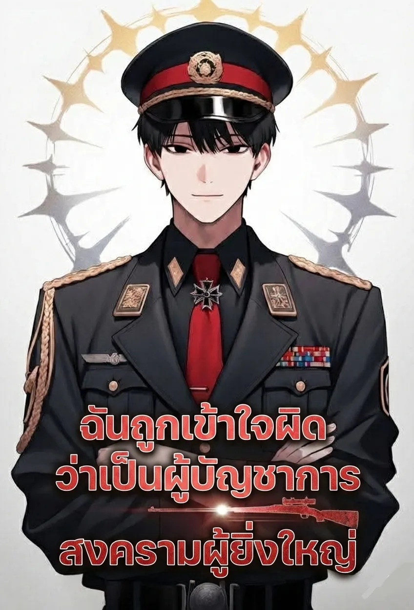ปก ฉันถูกเข้าใจผิดว่าเป็นผู้บัญชาการสงครามผู้ยิ่งใหญ่