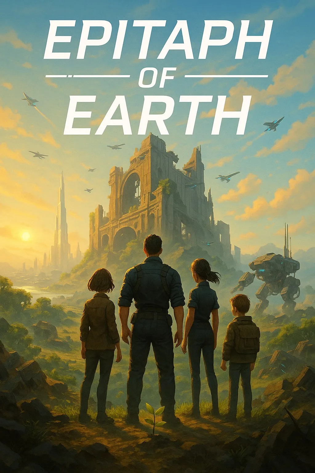 ปก Epitaph of Earth: Ascension War of the Last Reclamation (คําไว้อาลัยแด่โลก: สงครามยกระดับแห่งการชิงคืนครั้งสุดท้าย)