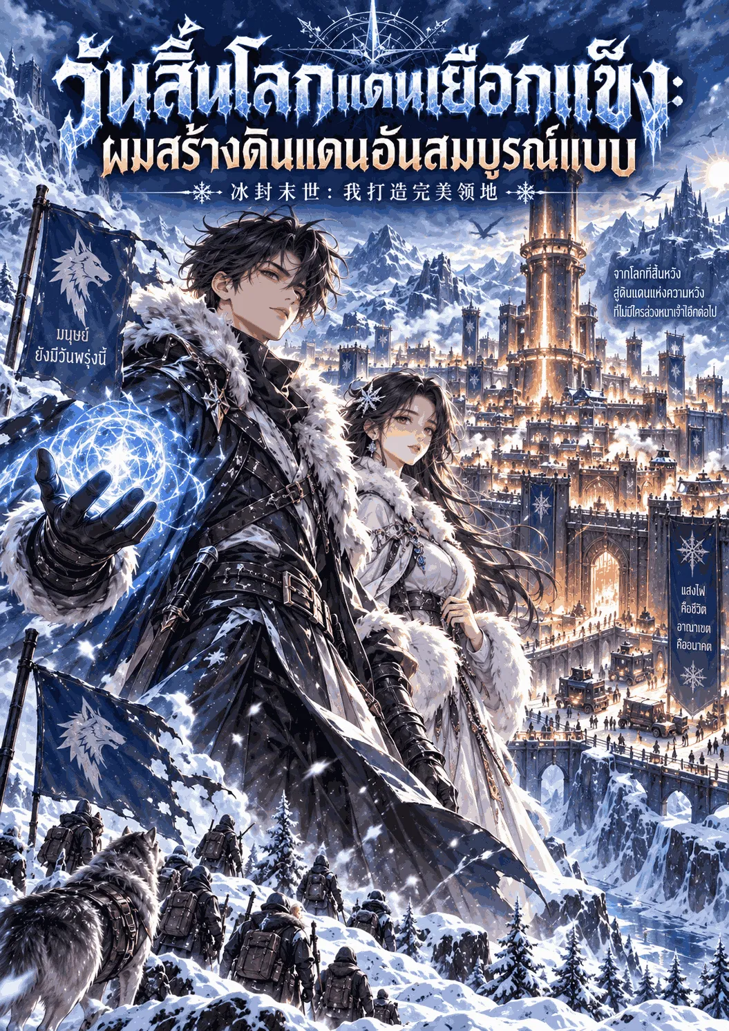 ปก วันสิ้นโลกแดนเยือกแข็ง: ผมสร้างดินแดนอันสมบูรณ์แบบ [อ่านฟรี 200 ตอน]