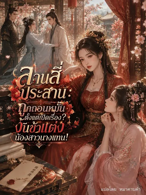 ปก ลานสี่ประสาน: ถูกถอนหมั้นตั้งแต่เปิดเรื่อง? งั้นข้าแต่งน้องสาวนางแทน!