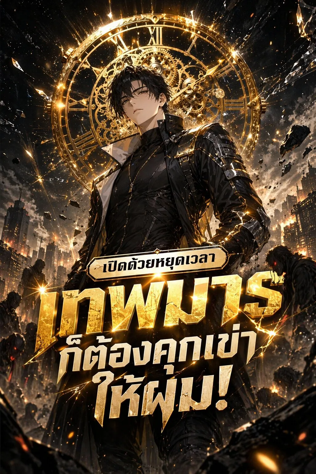 ปก เปิดด้วยหยุดเวลา เทพมารก็ต้องคุกเข่าให้!