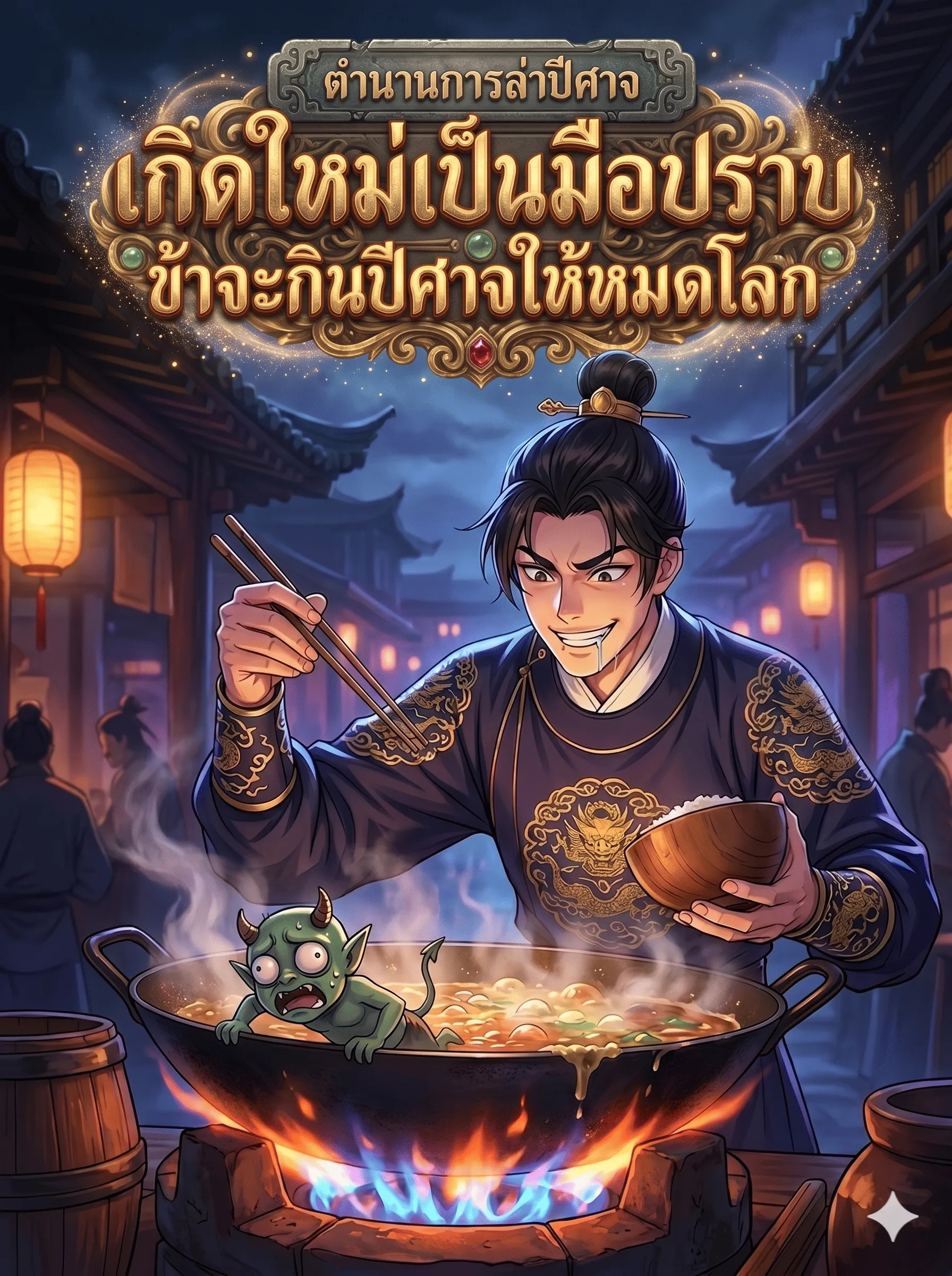 ปก เกิดใหม่เป็นมือปราบ ข้าจะกินปีศาจให้หมดโลก