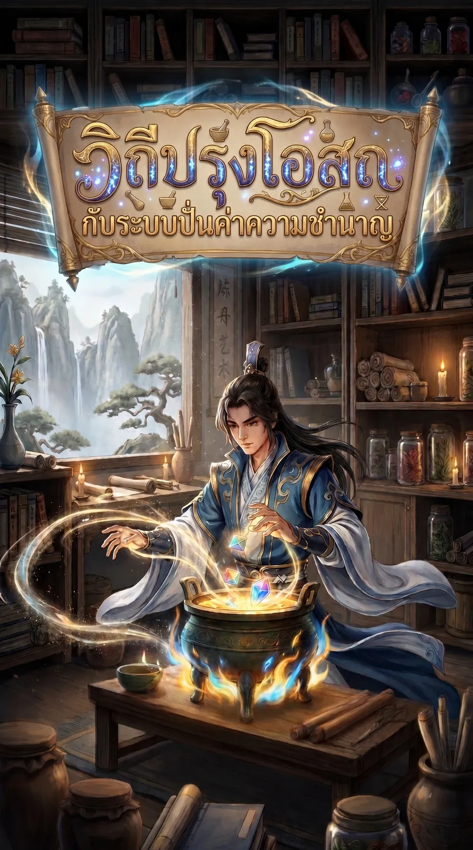 ปก วิถีปรุงโอสถกับระบบปั่นค่าความชํานาญ
