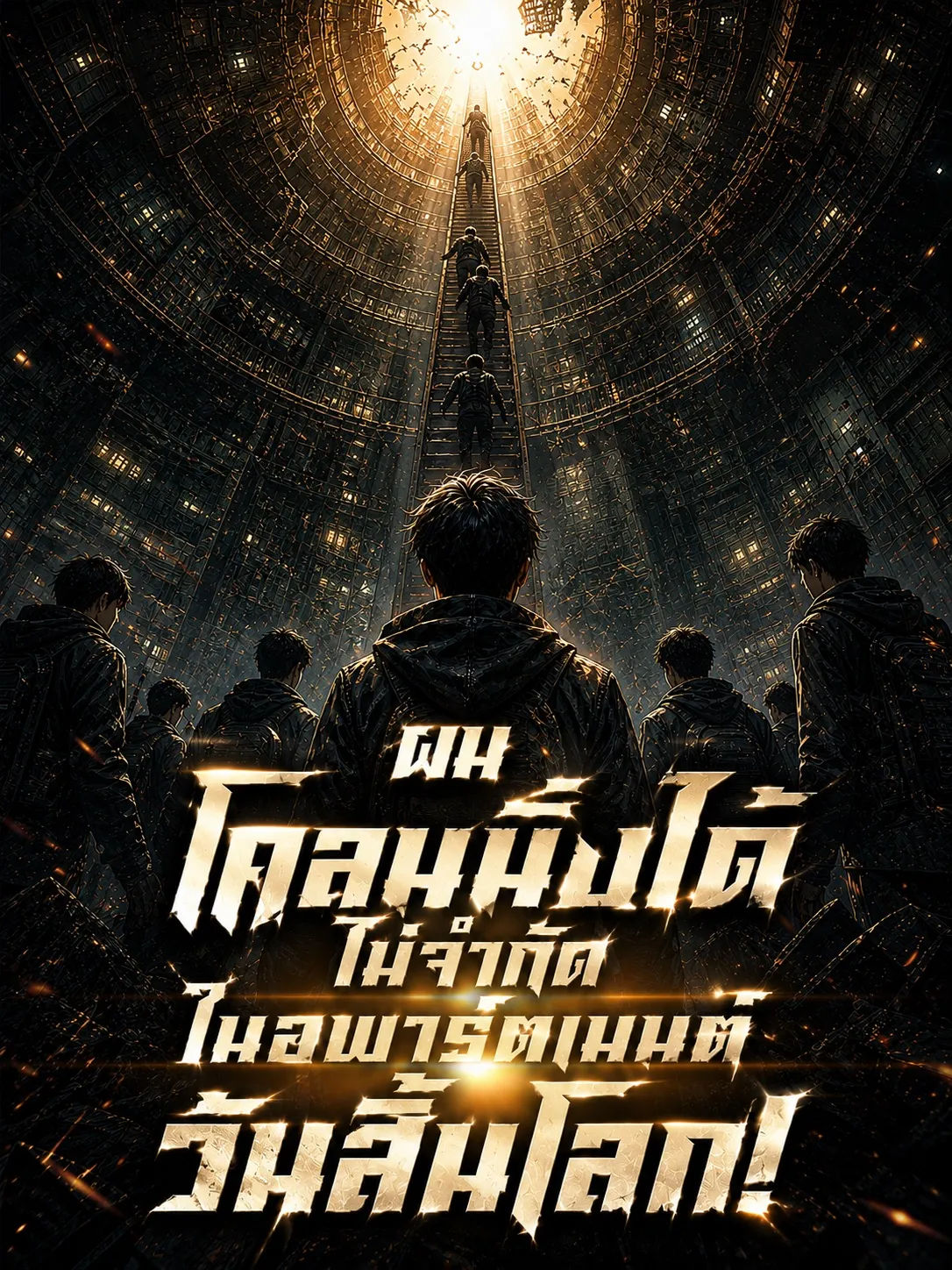 ปก (ชนต้นฉบับ) ผมโคลนนิ่งได้ไม่จํากัดในอพาร์ตเมนต์วันสิ้นโลก!