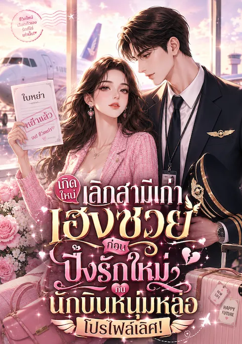 ปก เกิดใหม่เลิกสามีเก่าเฮงซวย ก่อนปิ๊งรักใหม่กับนักบินหนุ่มหล่อโปรไฟล์เลิศ!