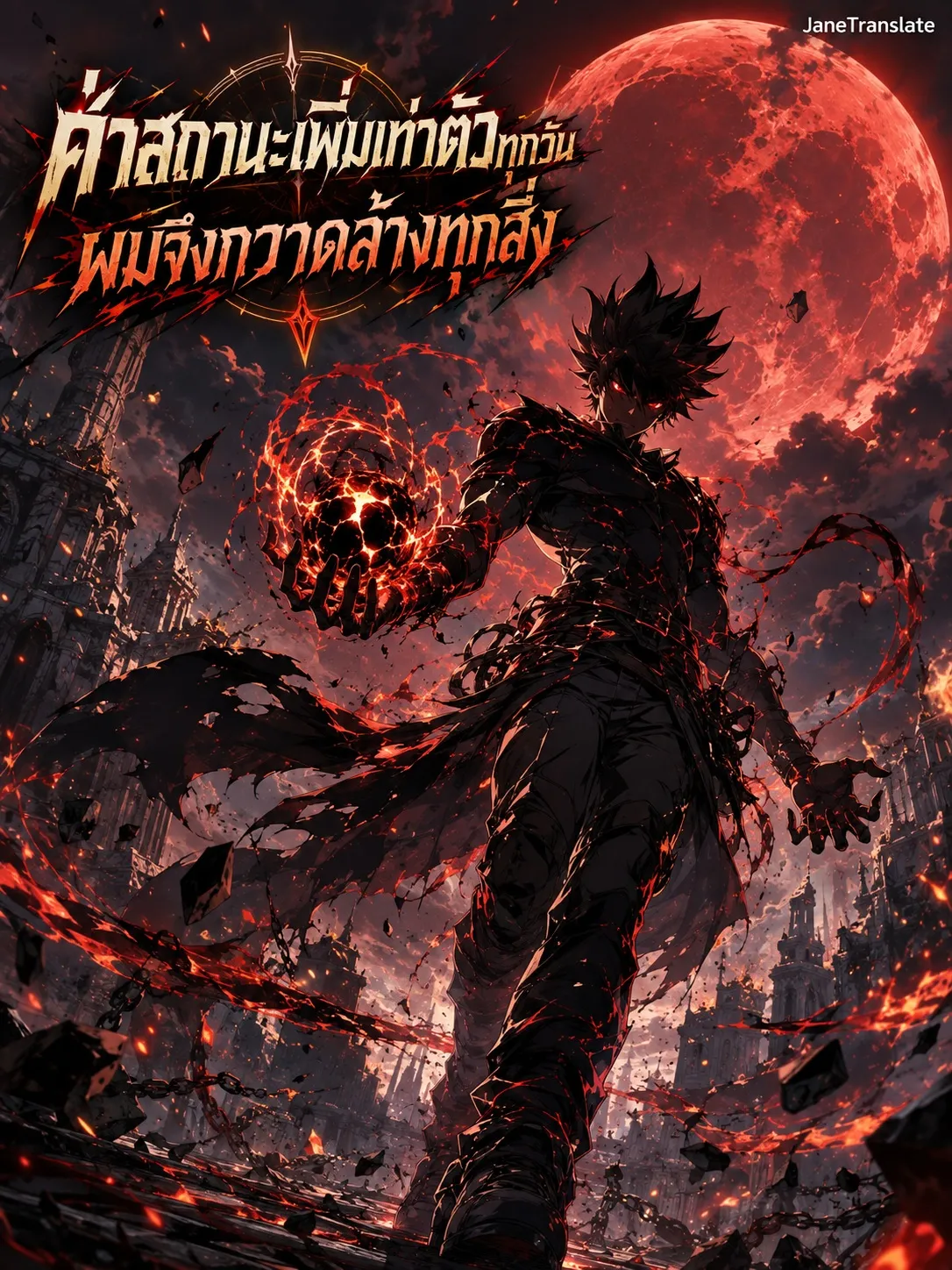 ปก ค่าสถานะเพิ่มเท่าตัวทุกวัน ผมจึงกวาดล้างทุกสิ่ง