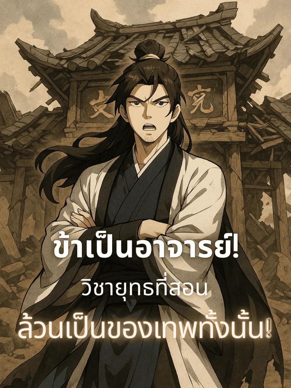ปก ข้าเป็นอาจารย์! วิชายุทธที่สอน...ล้วนเป็นของเทพทั้งนั้น!