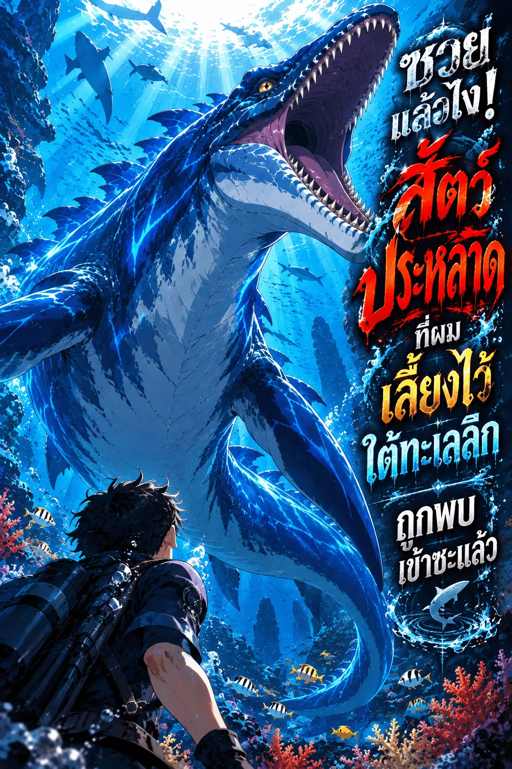 ปก ซวยแล้วไง! สัตว์ประหลาดที่ผมเลี้ยงไว้ใต้ทะเลลึกถูกพบเข้าซะแล้ว