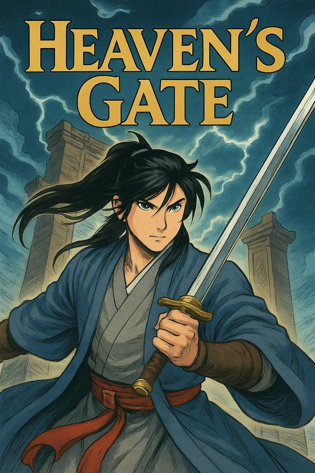 ปก "ก้าวผ่านประตูสวรรค์" (HEAVEN'S GATE)