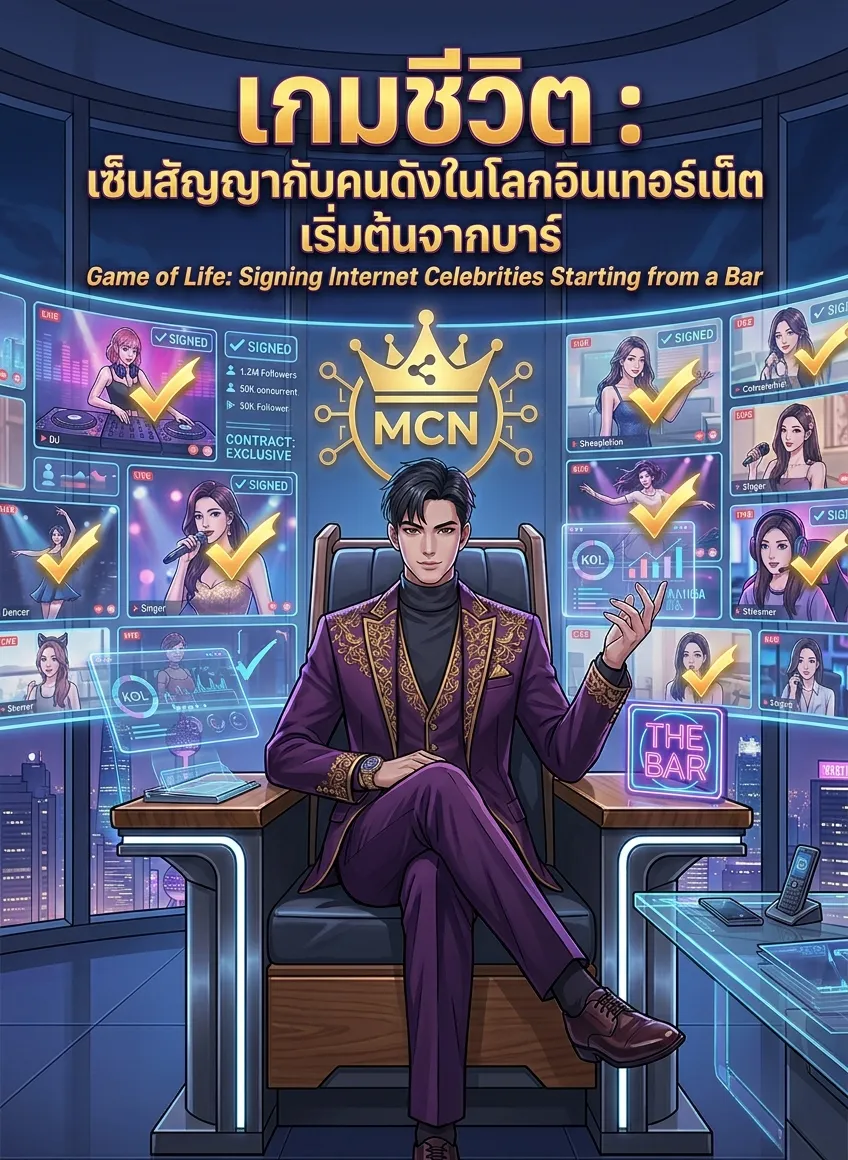 ปก เกมชีวิต : เซ็นสัญญากับคนดังในโลกอินเทอร์เน็ต เริ่มต้นจากบาร์