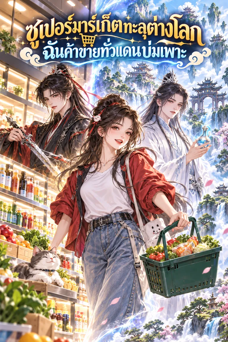 ปก ซูเปอร์มาร์เก็ตทะลุต่างโลก ฉันค้าขายทั่วแดนบ่มเพาะ