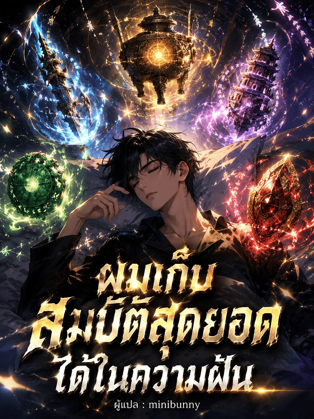 ปก ผมเก็บสมบัติสุดยอดได้ในความฝัน