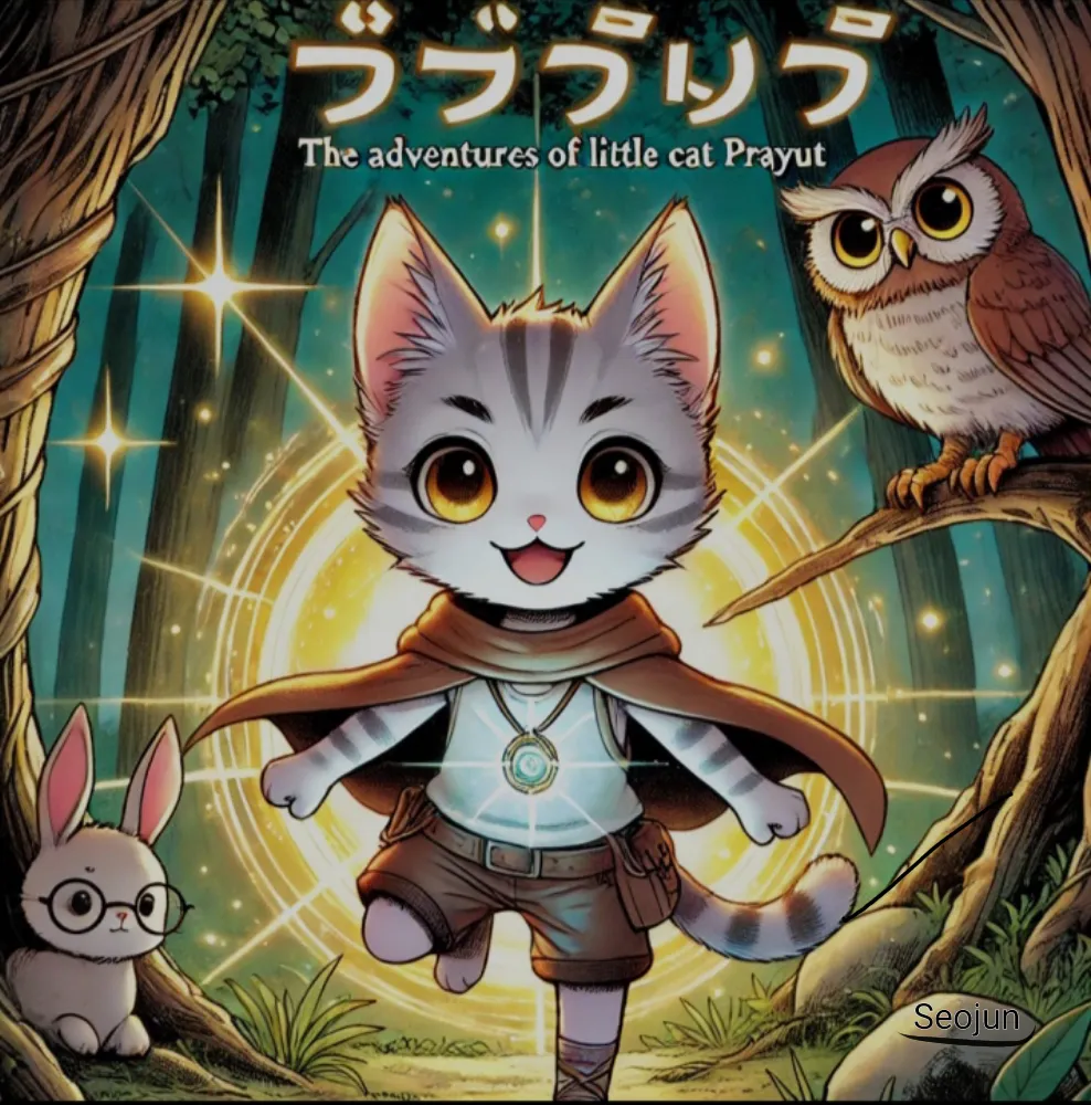 ปก การผจญภัยของแมวน้อยประยุทธ์