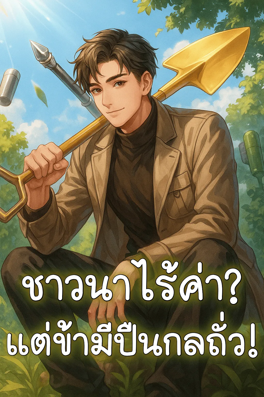 ปก ชาวนาไร้ค่า? แต่ข้ามีปืนกลถั่ว!