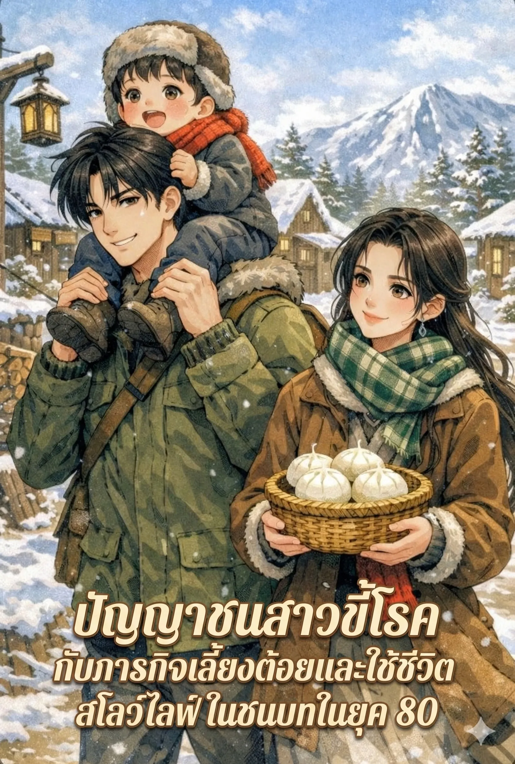 ปก ปัญญาชนสาวขี้โรคกับภารกิจเลี้ยงต้อยและใช้ชีวิตสโลว์ไลฟ์ในชนบทในยุค 80