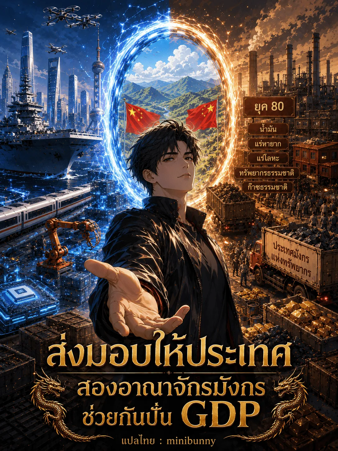 ปก ส่งมอบให้ประเทศ สองอาณาจักรมังกรช่วยกันปั่น GDP