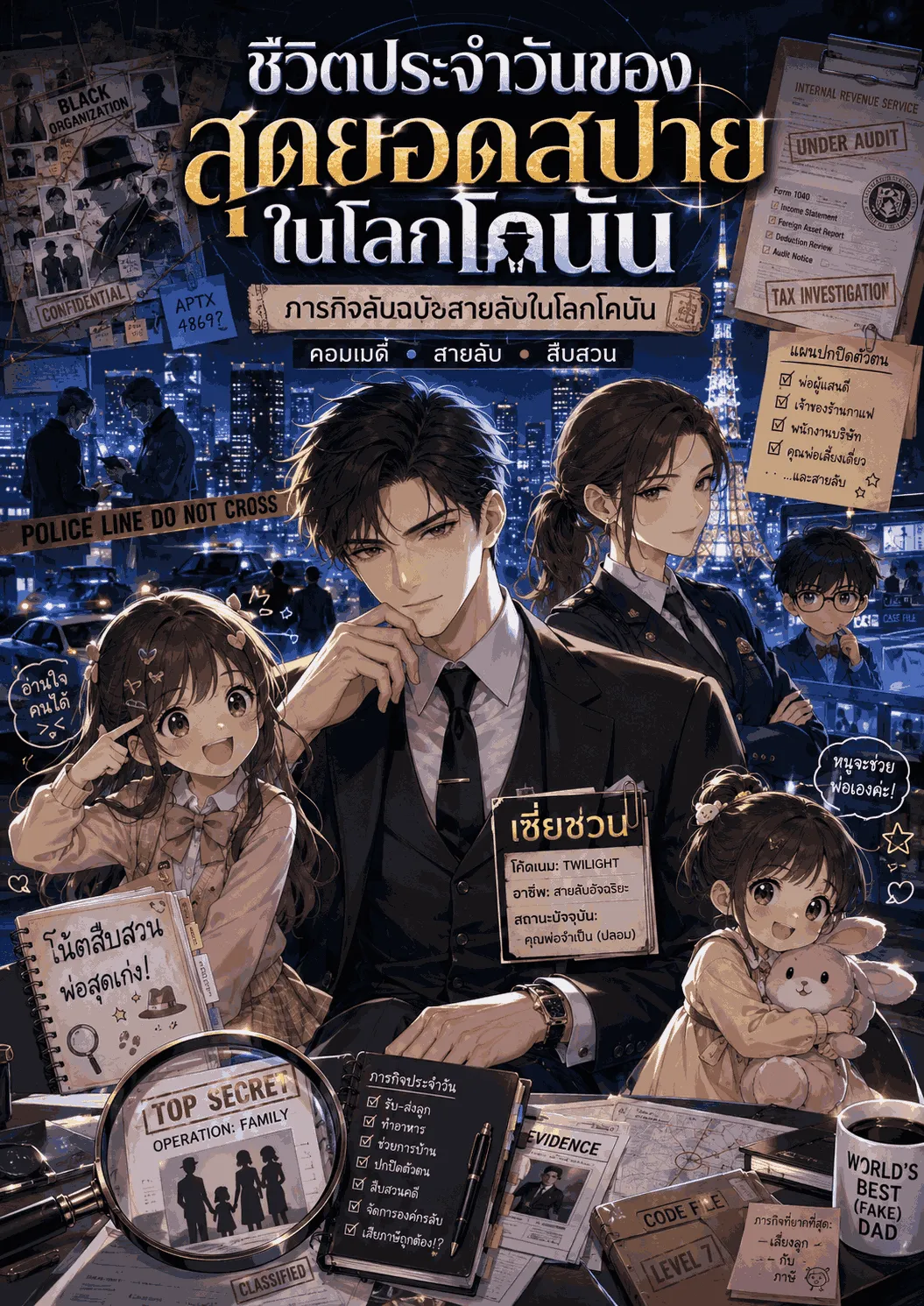 ปก ชีวิตประจําวันของสุดยอดสปายในโลกโคนัน [อ่านฟรี 200 ตอน]