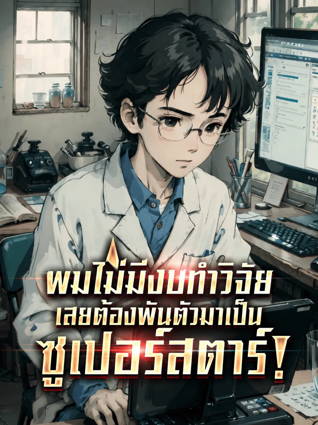 ปก ผมไม่มีงบทําวิจัย เลยต้องผันตัวมาเป็นซูเปอร์สตาร์!