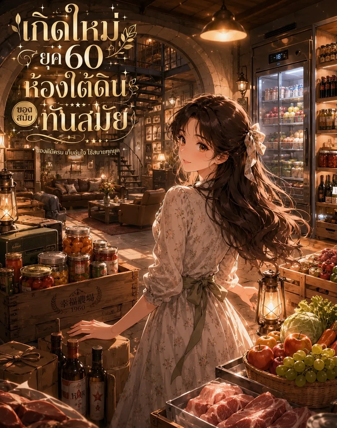 ปก [จบแล้ว]เกิดใหม่ยุค60:ห้องใต้ดินจของครอบครัวฉันทันสมัย
