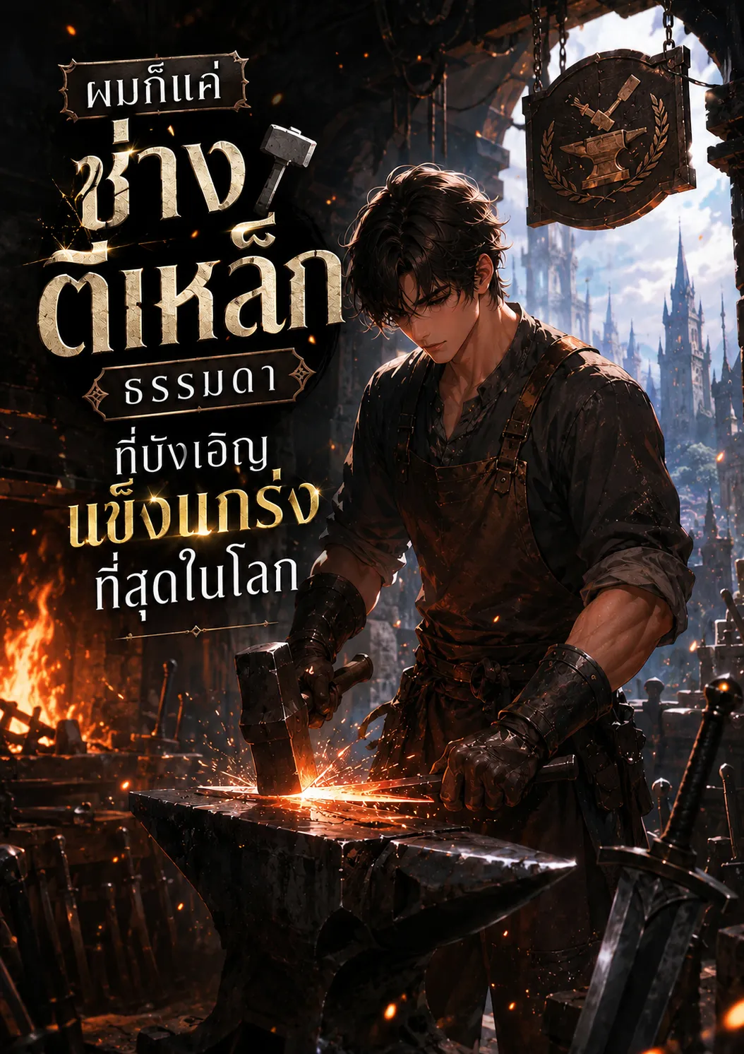 ปก ผมก็แค่ช่างตีเหล็กธรรมดา ที่บังเอิญแข็งแกร่งที่สุดในโลก