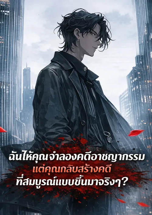 ปก [ฟรี 60 ตอน] ฉันให้คุณจําลองคดีอาชญากรรม แต่คุณกลับสร้างคดีที่สมบูรณ์แบบขึ้นมาจริงๆ?