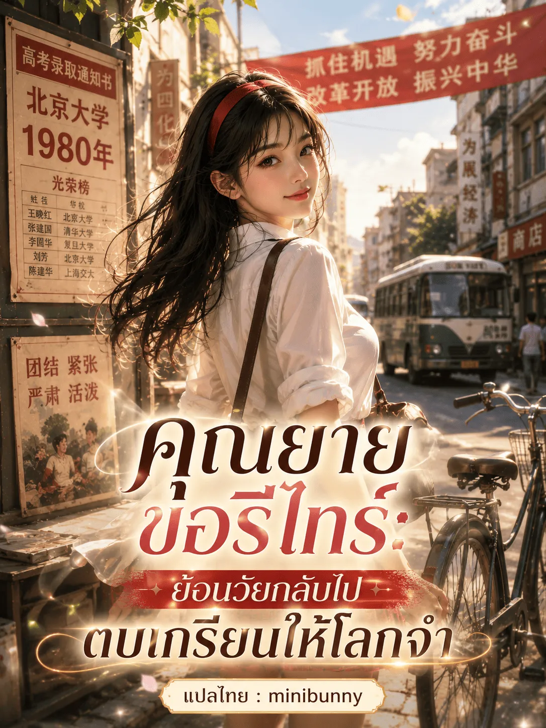 ปก คุณยายขอรีไทร์: ย้อนวัยกลับไปตบเกรียนให้โลกจํา