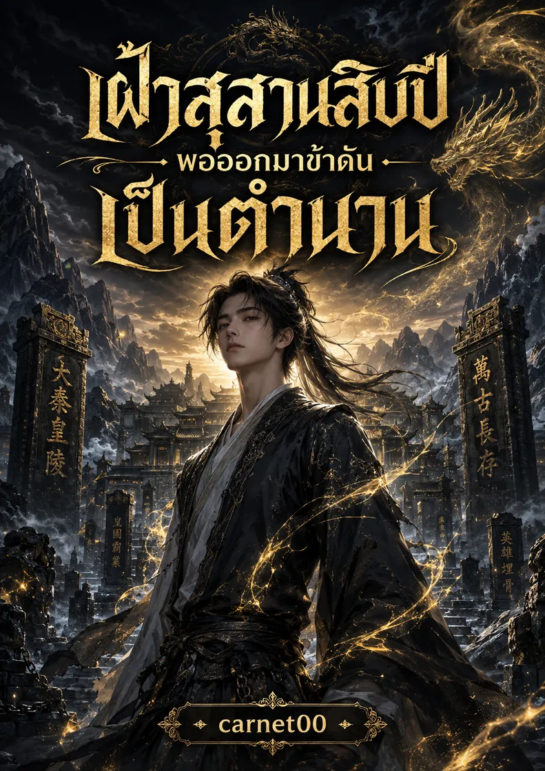 ปก เฝ้าสุสานสิบปี พอออกมาข้าดันเป็นตํานาน