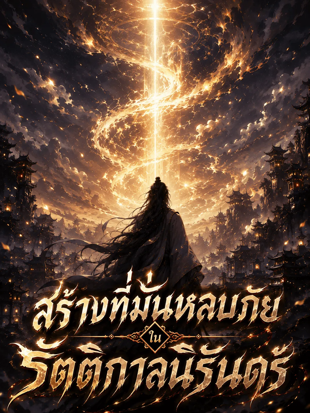 ปก สร้างที่มั่นหลบภัยในรัตติกาลนิรันดร์